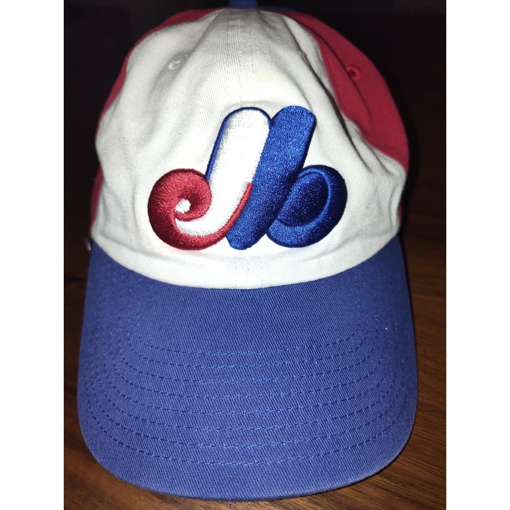 47 Brand Montreal Expos Cooperstown Collection Hat Red White Blue Strapback OSFA